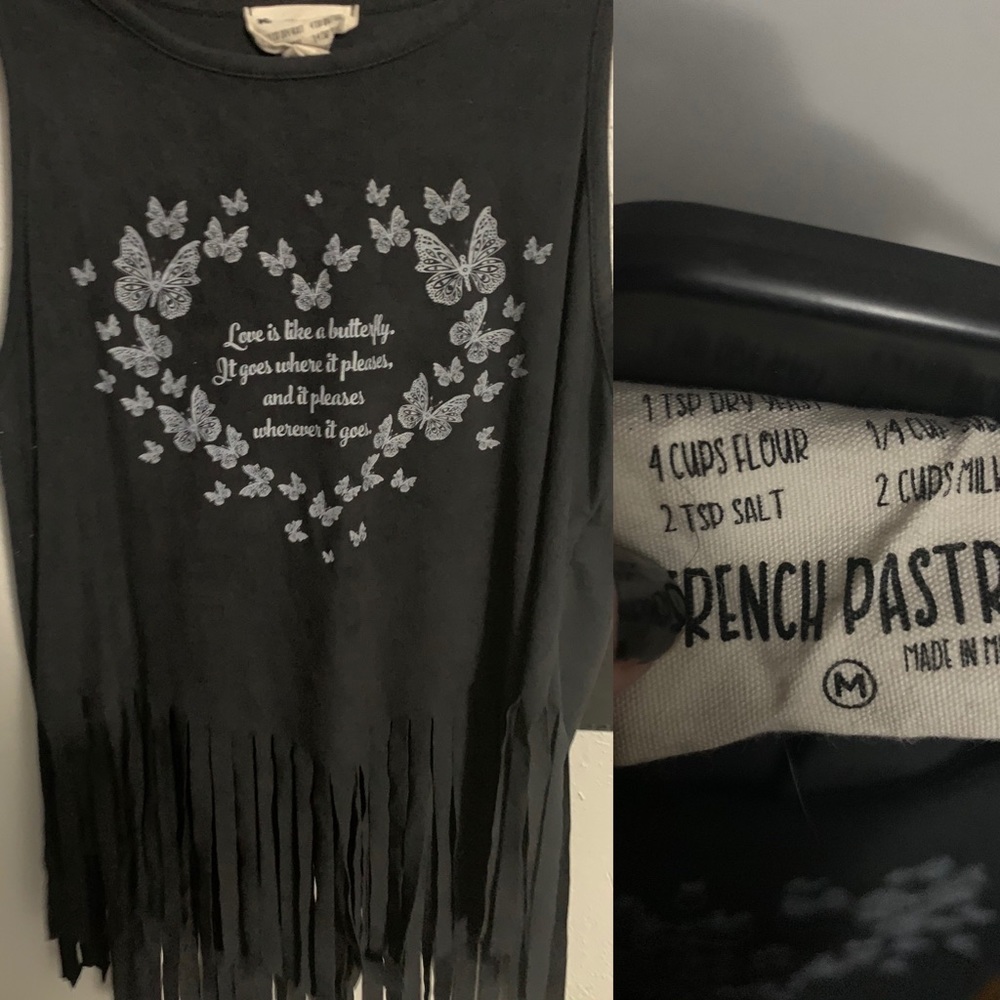 Fringe tank top